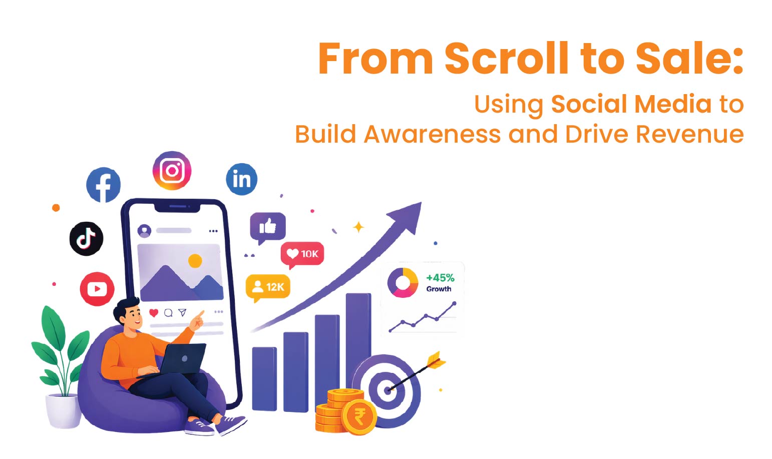 From Scroll to Sale: Using Social Media to Build Awareness and Drive Revenue