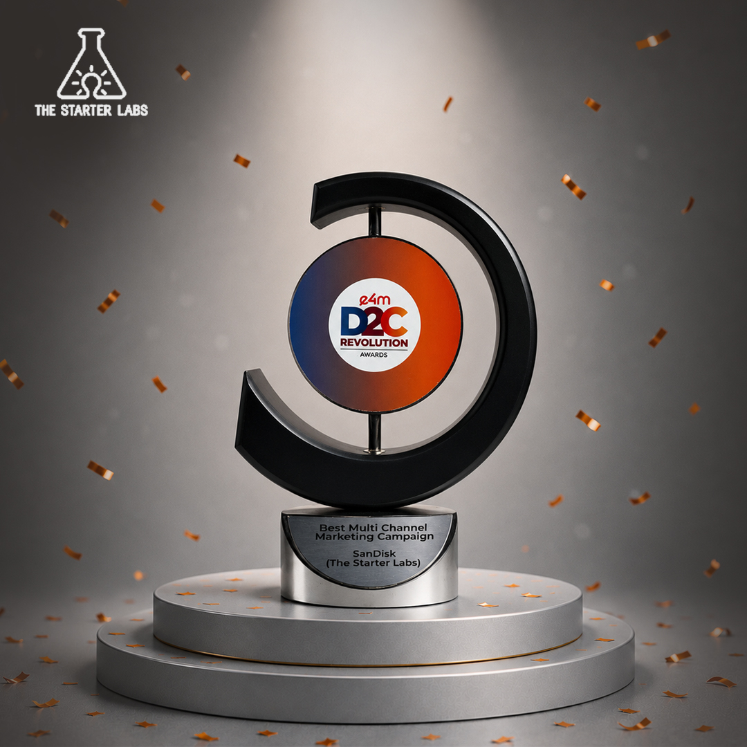 Awarded by e4m: Best Multi Channel Marketing Campaign - SanDisk