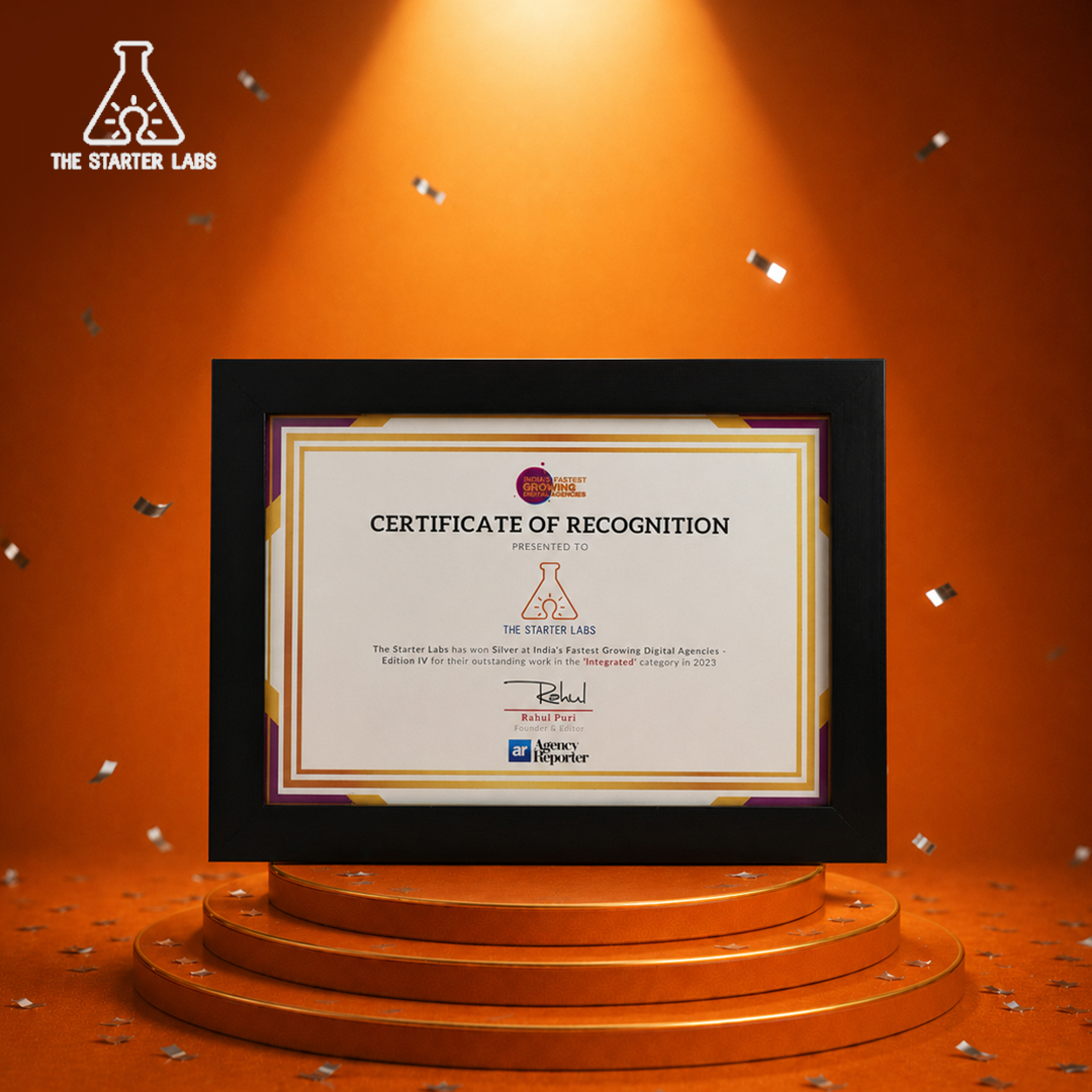 Silver Winner in the Integrated Category at India's Fastest Growing Digital Agencies