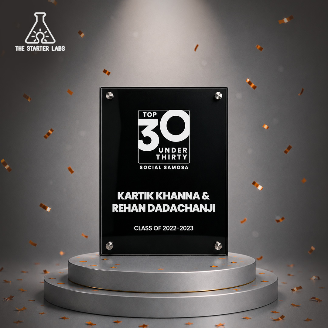 Kartik Khanna and Rehan Dadachanji Honored in Social Samosa Top 30 Under Thirty